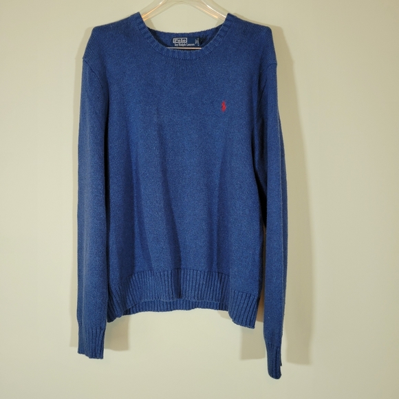 Polo Ralph Lauren Other - Men's Polo by Ralph Lauren Blue Knit Sweater, Size XXL
